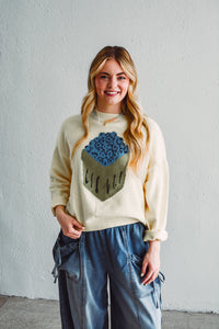 Blueberry Bushel Sweater