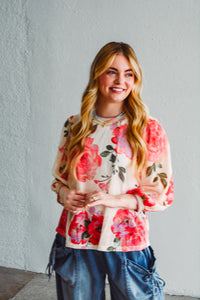 Faith Floral Top