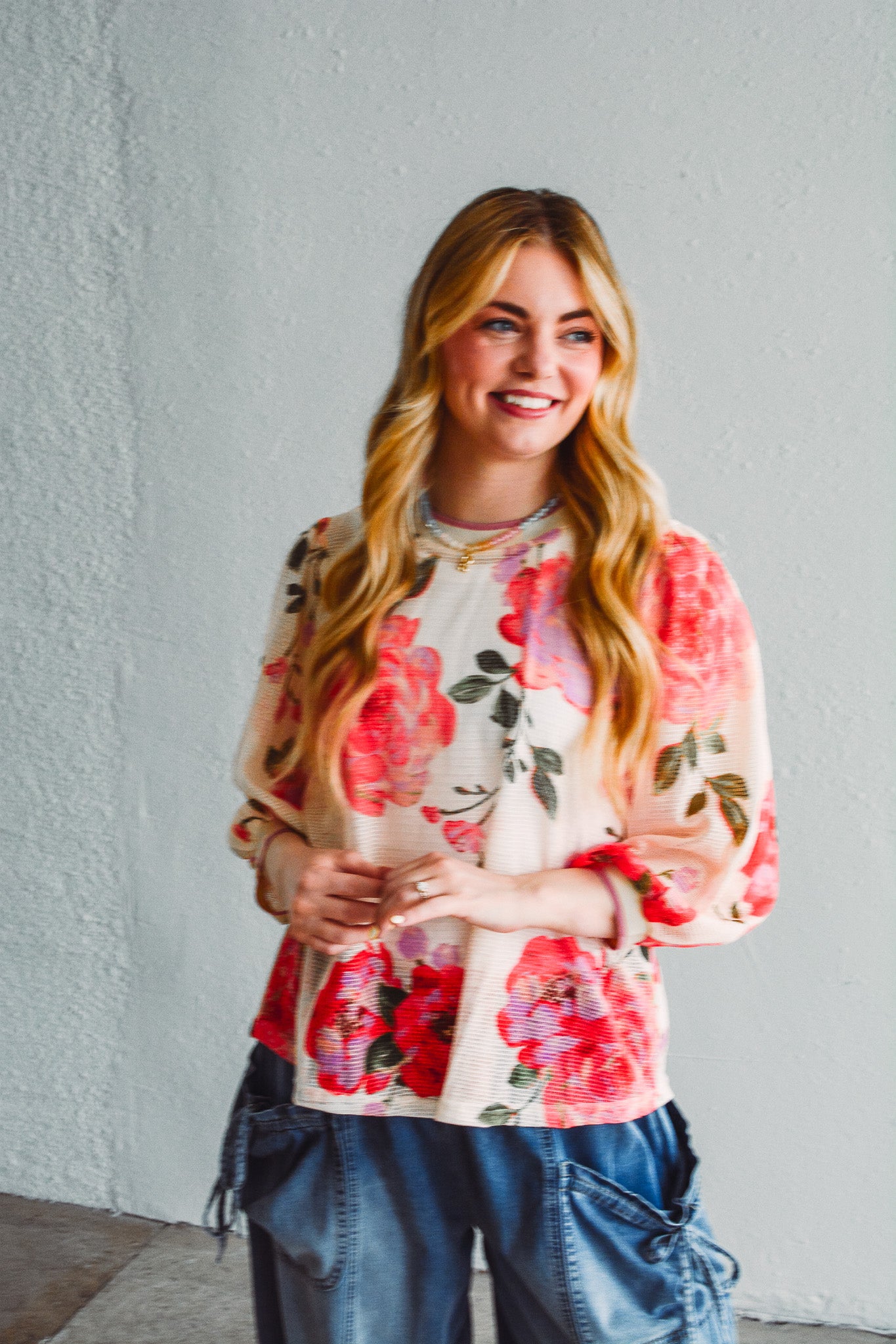 Faith Floral Top