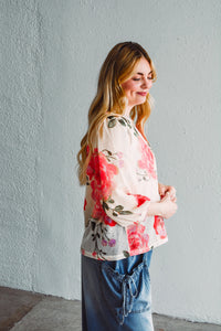 Faith Floral Top