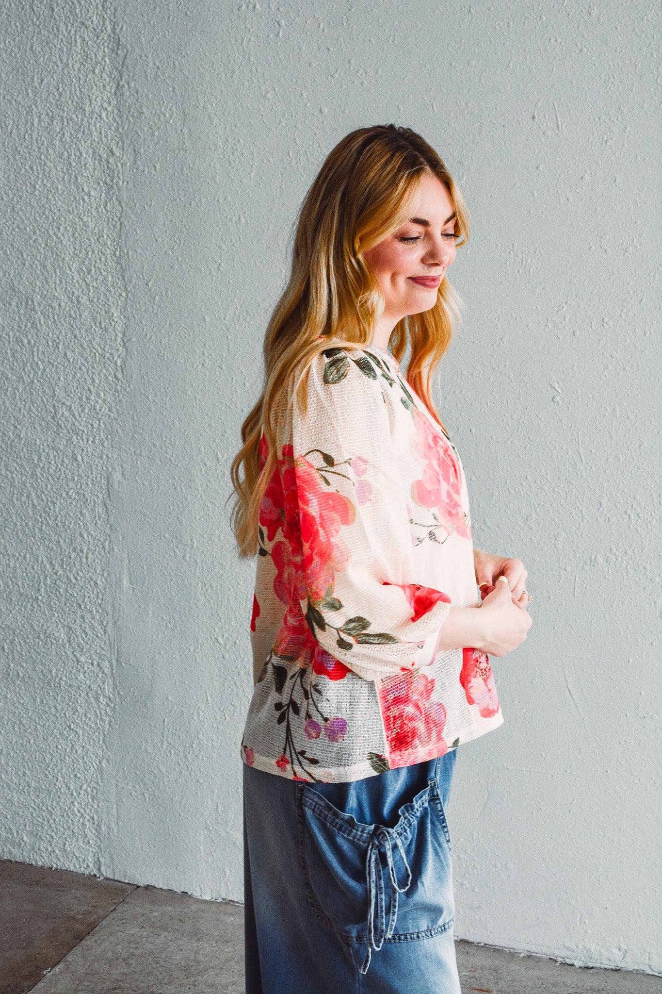 Faith Floral Top