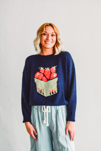 Strawberry Bushel Sweater