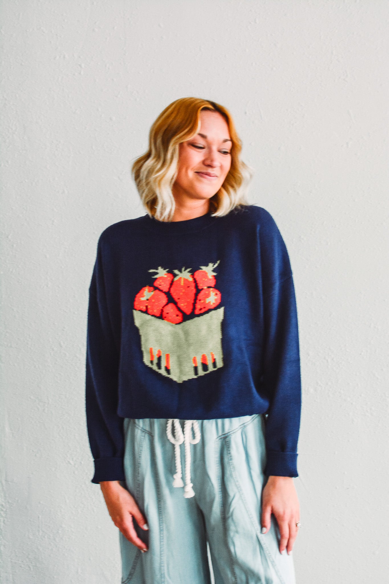 Strawberry Bushel Sweater