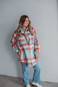 Pop of Color Plaid