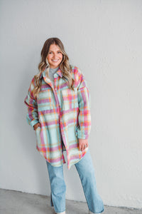 Pop of Color Plaid