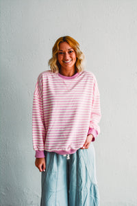 Pretty in Pink Pullover
