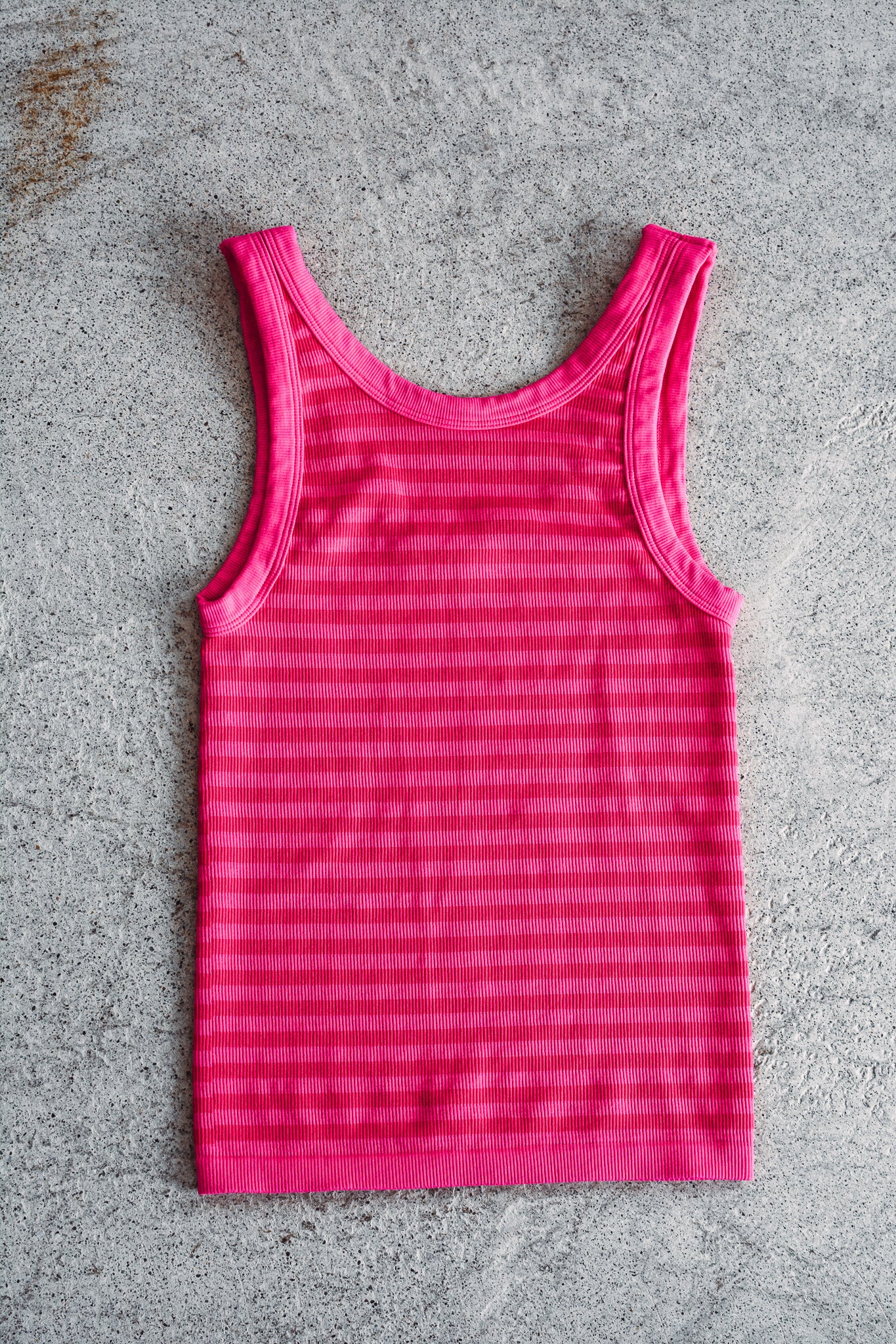 Aloha Fuchsia Striped Reversible Tank