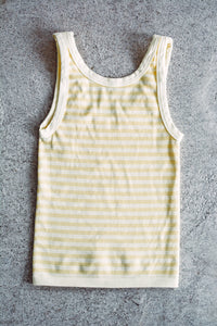 Banana Striped Reversible Tank