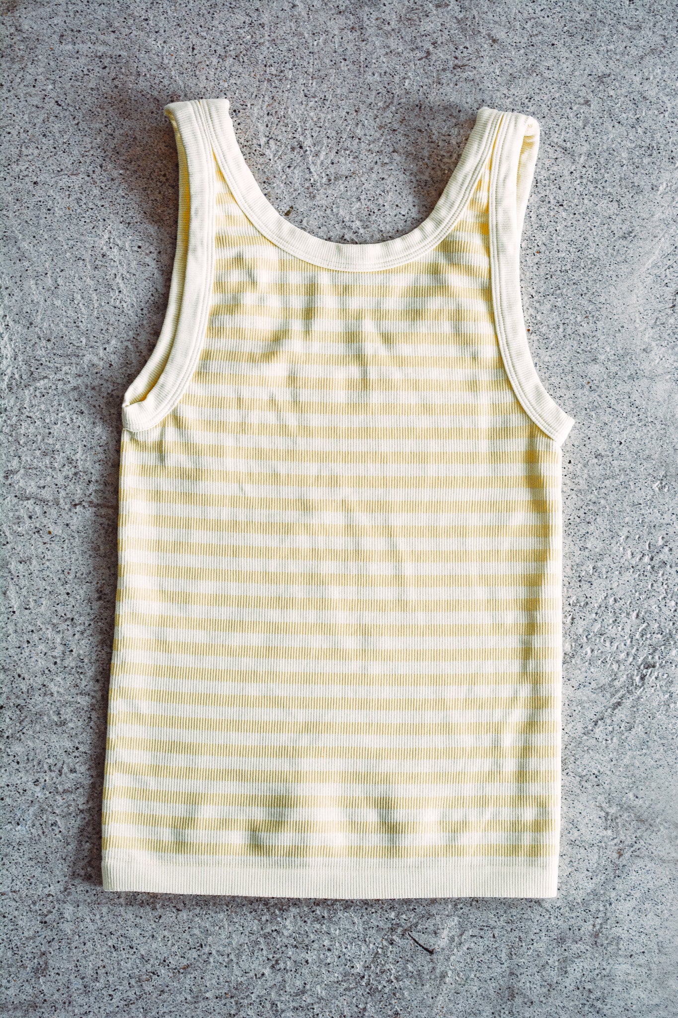 Banana Striped Reversible Tank