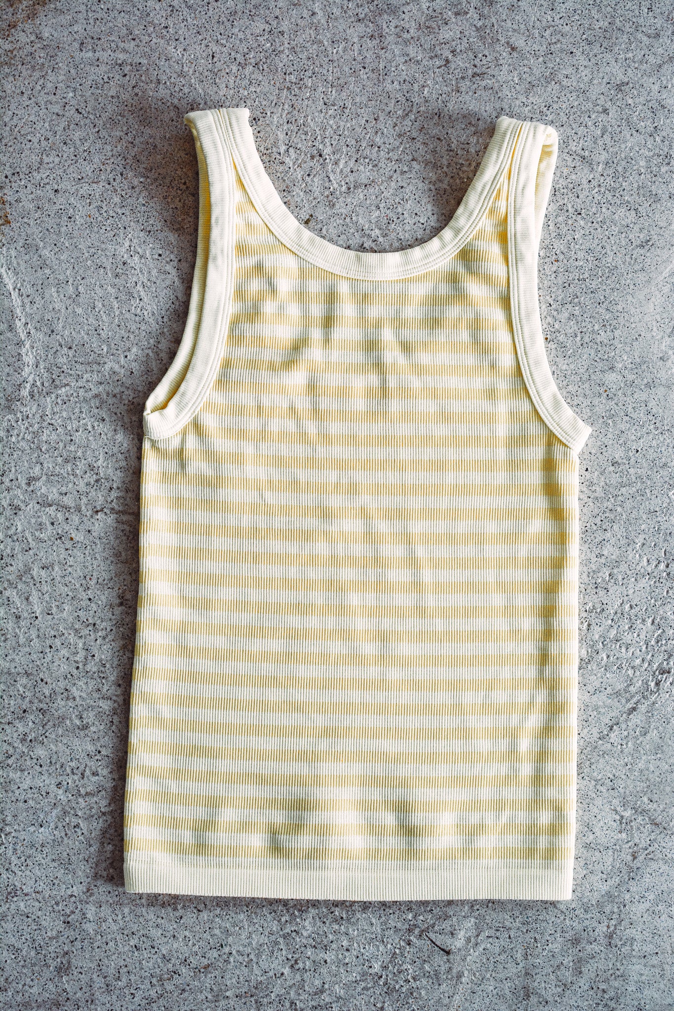Banana Striped Reversible Tank