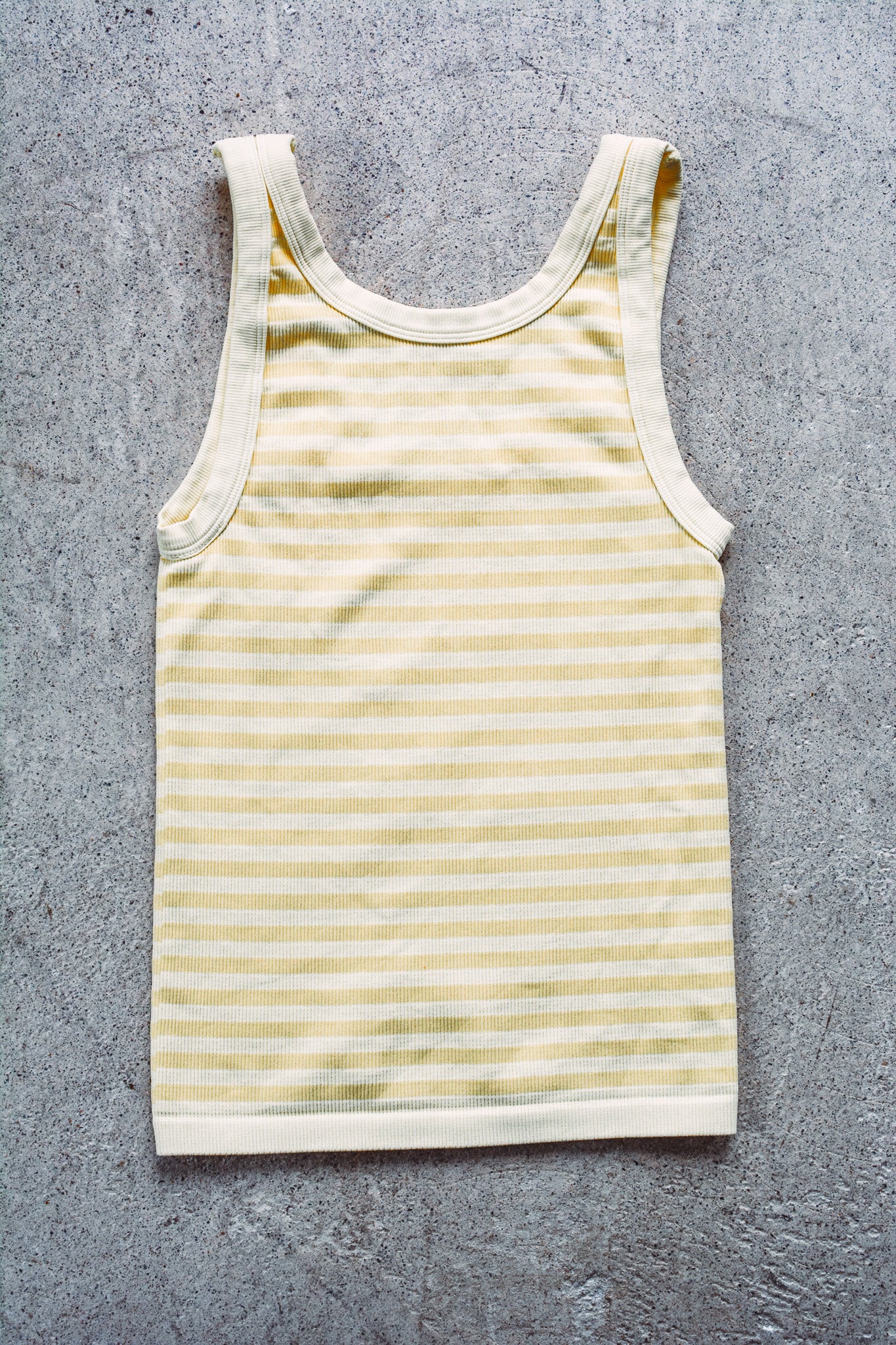 Banana Striped Reversible Tank