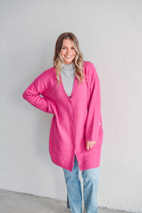 Fuchsia Fun Cardi