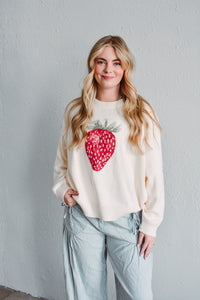 Berry Ivory Sweater