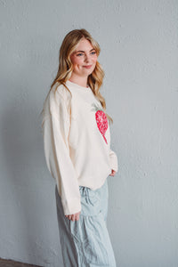 Berry Ivory Sweater