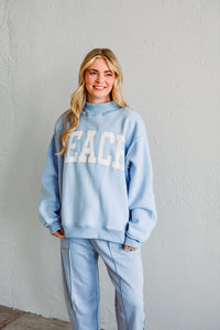 Beach Reversible Mock Neck