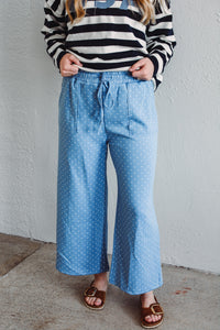 Classic Blue Dot Pants