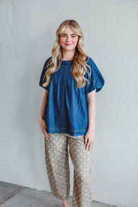 Sunday Denim Top