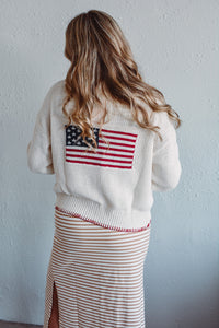 Tan Serena Stripe Dress