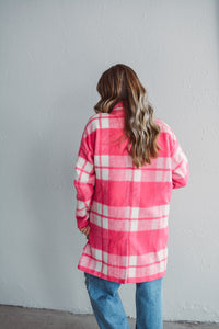 Pink Plaid Era Coat