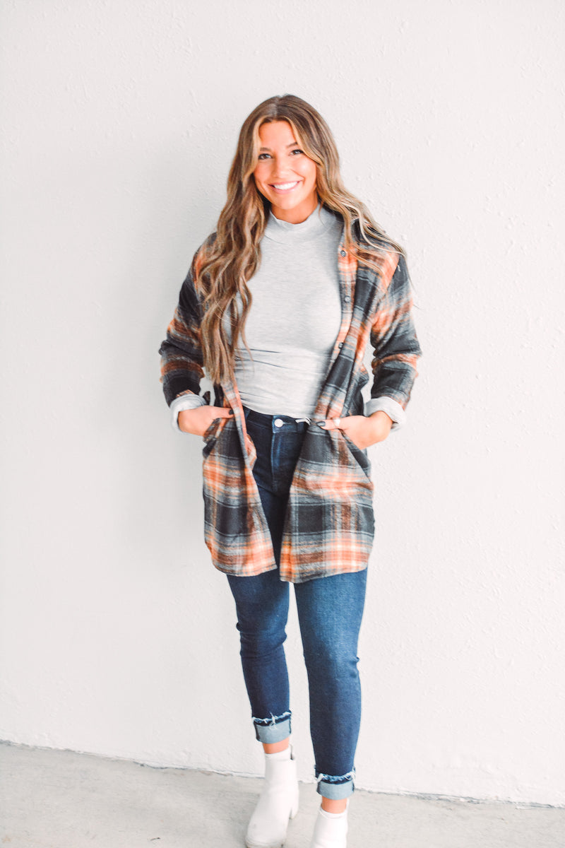 Oaklyn Charcoal Flannel