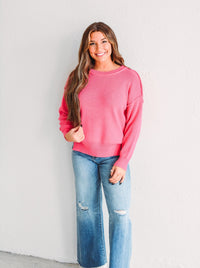 Roxy Hot Pink Sweater