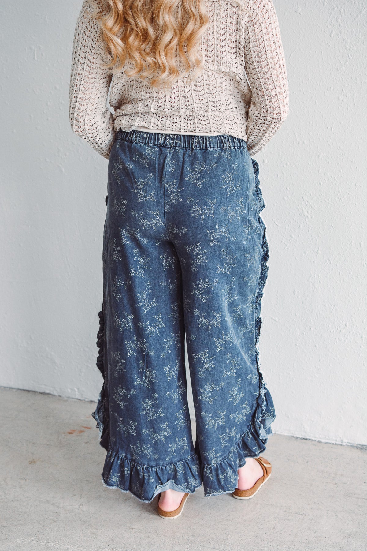 Fleur Ruffle Denim
