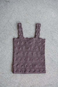 Mocha Lace Square Neck Tank