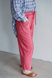 Dusty Rose Barrel Pant