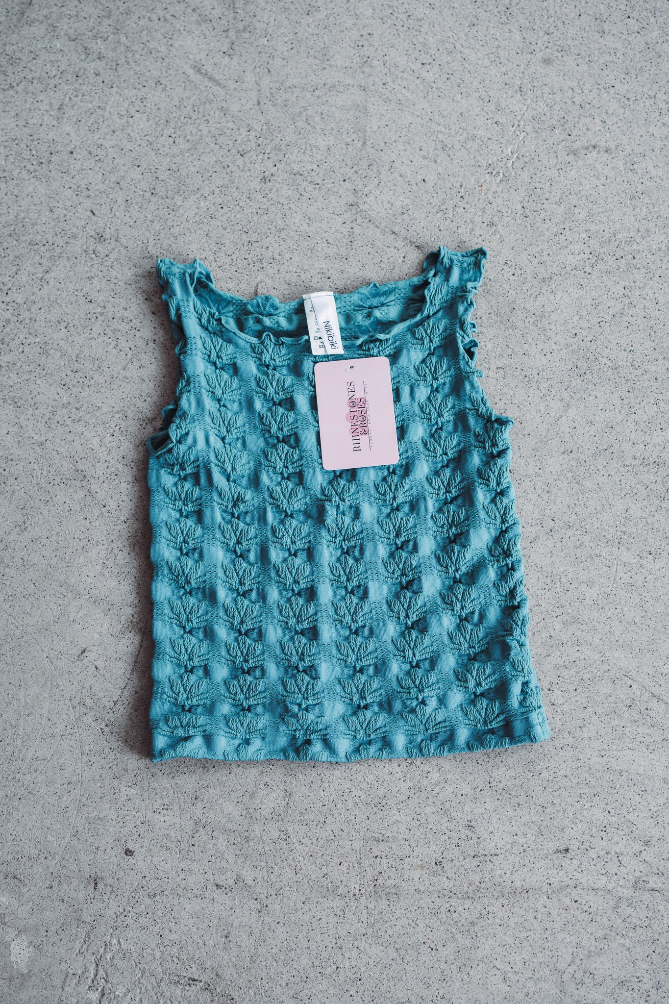 Teal Textured Tank