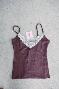 Chocolate Lace Camisole