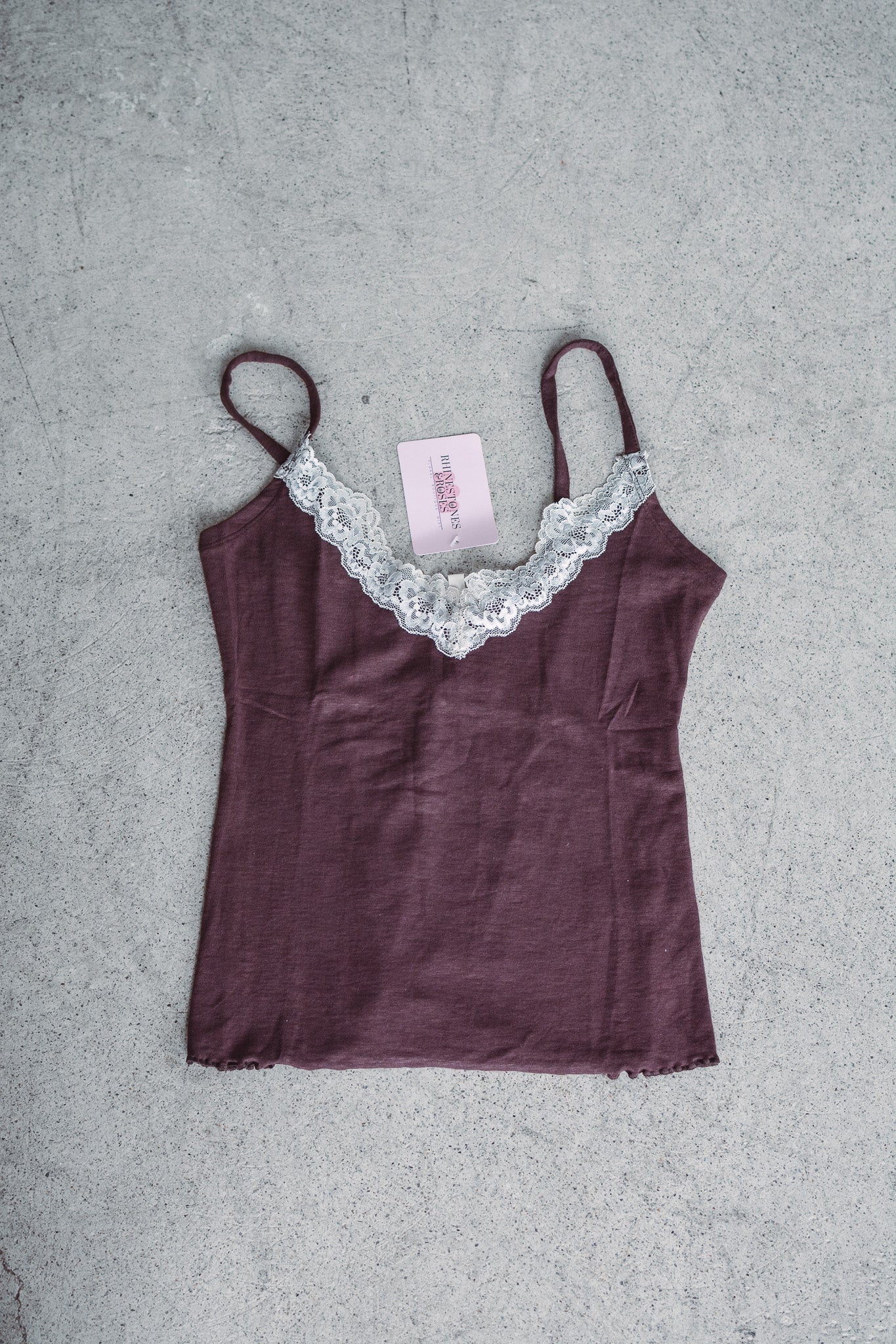 Chocolate Lace Camisole
