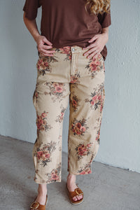 Khaki Bloom Pant
