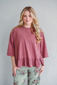 Marlee Mauve Top