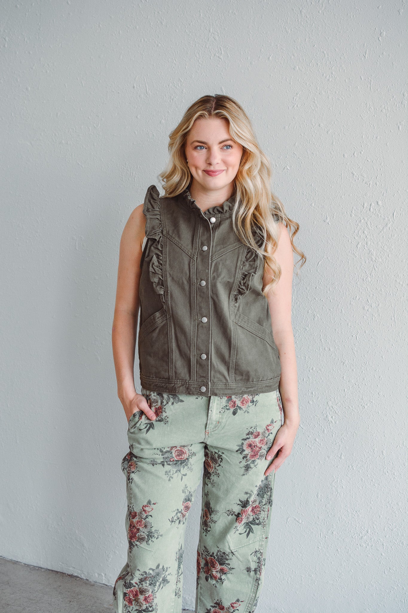 Emerson Ruffle Vest