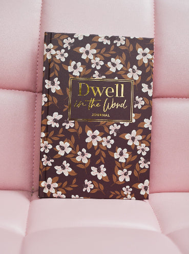 Dwell in the Word Journal - Burgundy Blooms