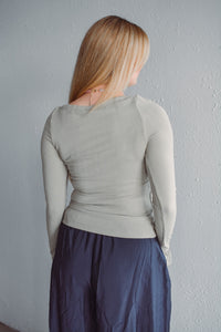Sage Textured Knit Top