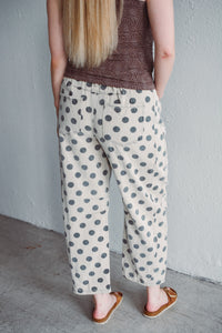 Harper Dot Barrel Pants