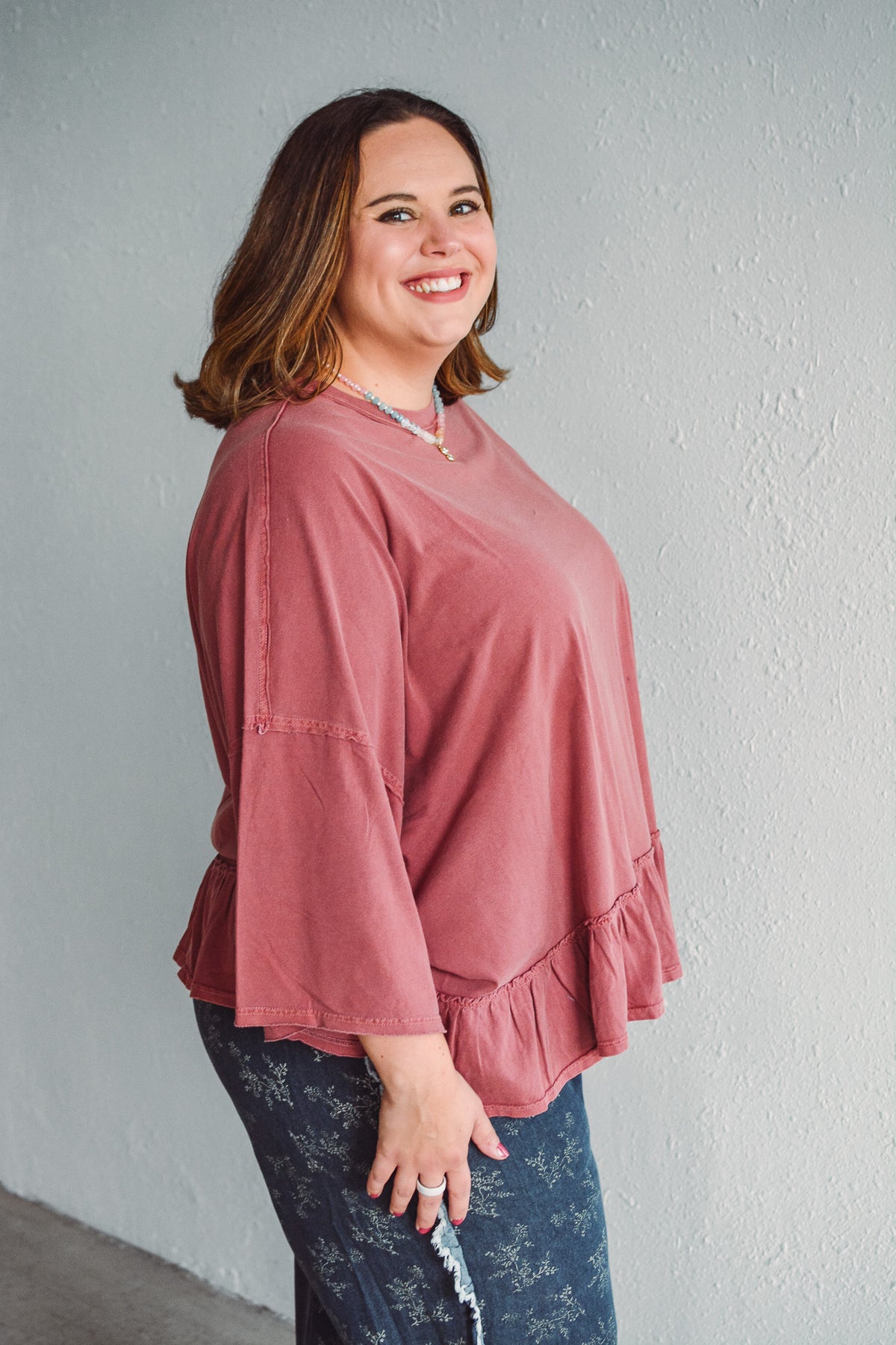 Marlee Mauve Top