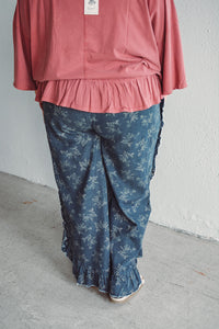Fleur Ruffle Denim