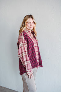 Marlow Pink Plaid Flannel