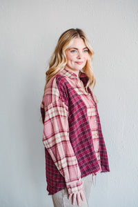 Marlow Pink Plaid Flannel