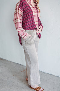 Mocha Eyelet Lace Pant