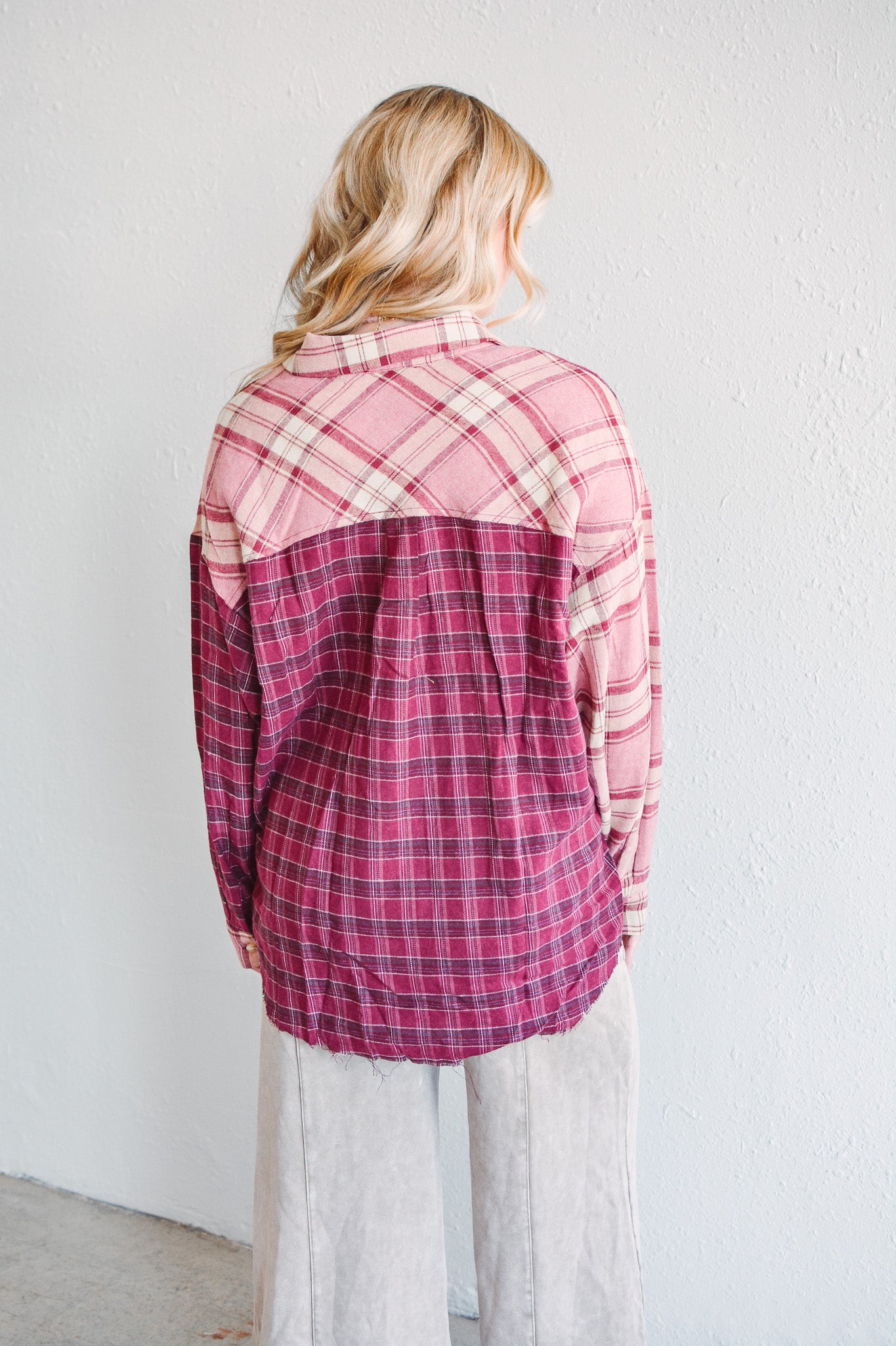 Marlow Pink Plaid Flannel
