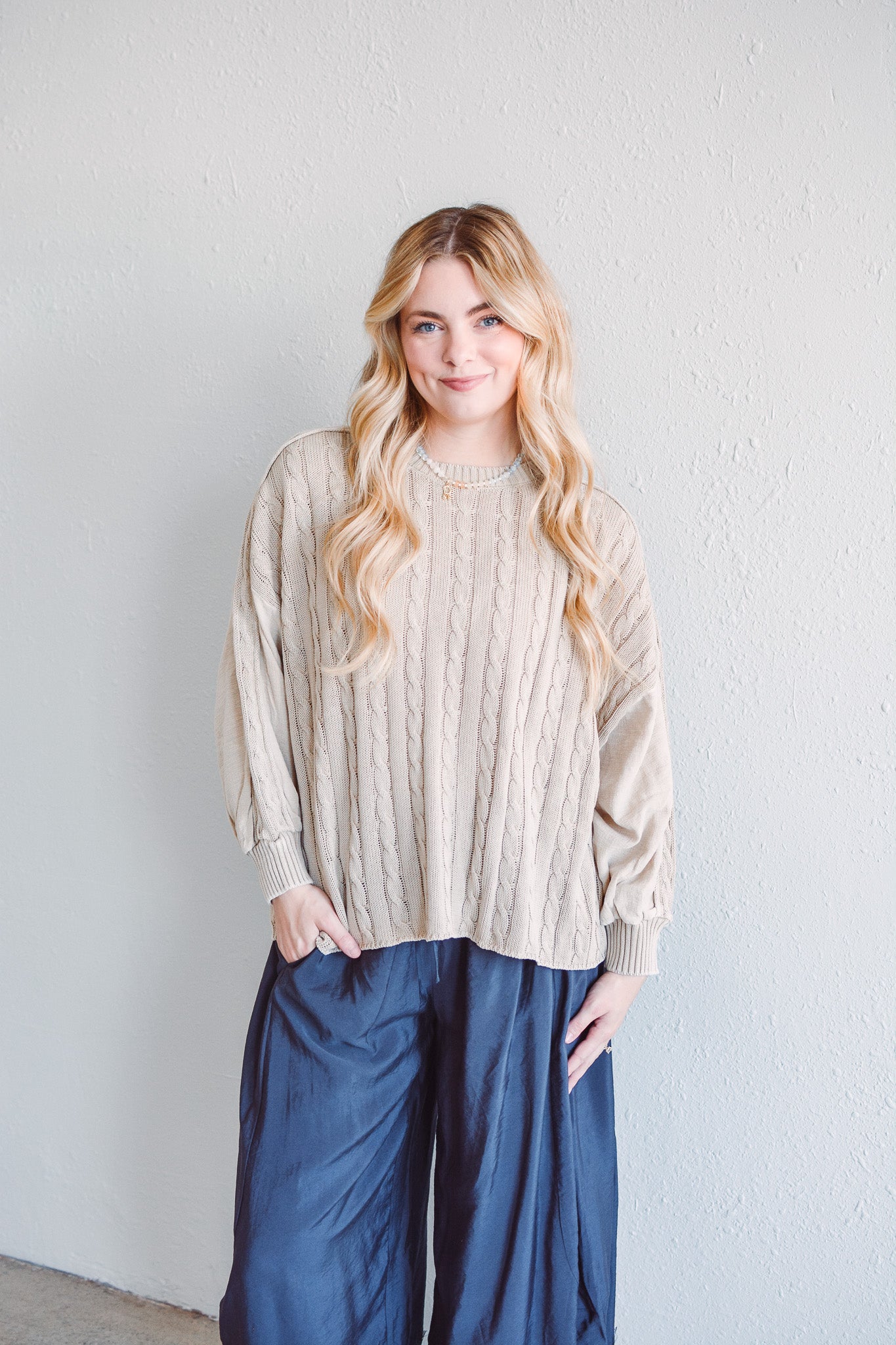 Hazel Cable Knit Sweater