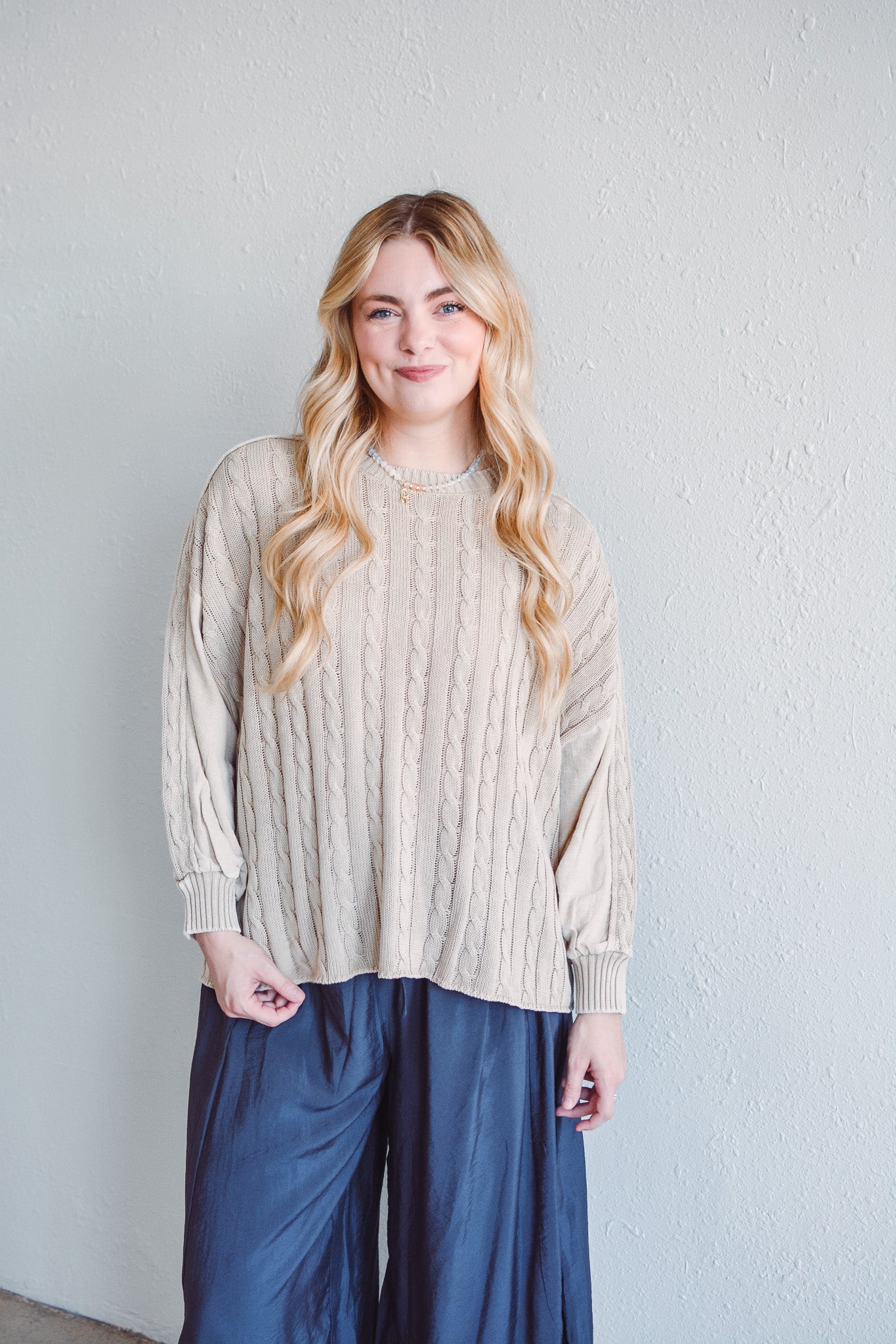 Hazel Cable Knit Sweater