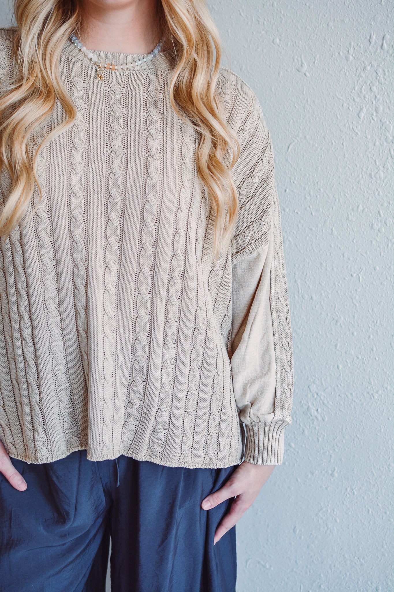 Hazel Cable Knit Sweater