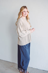 Hazel Cable Knit Sweater