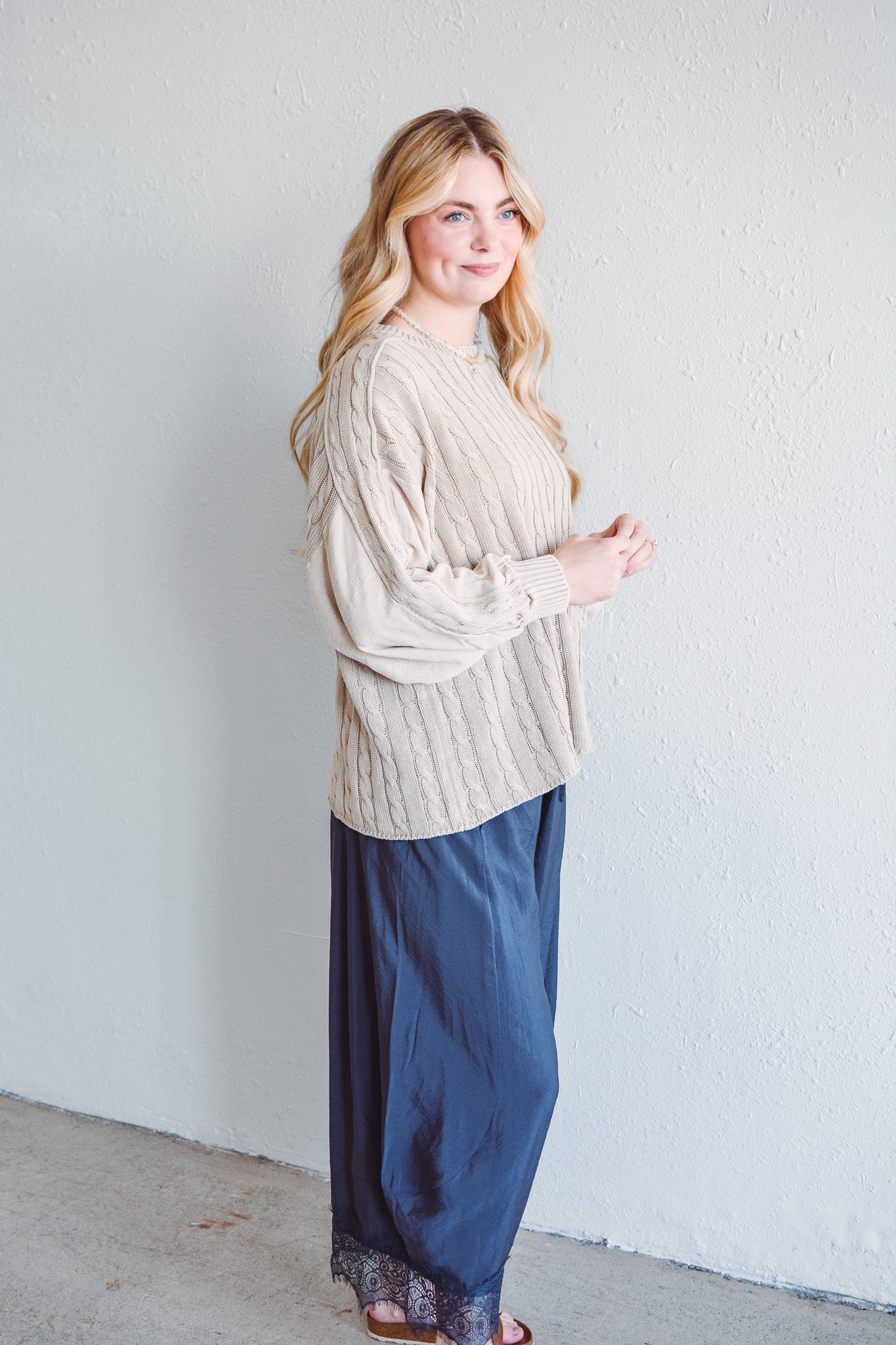 Hazel Cable Knit Sweater