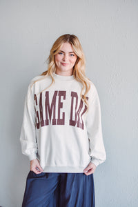 Grey Reversible Game Day Sweatshirt