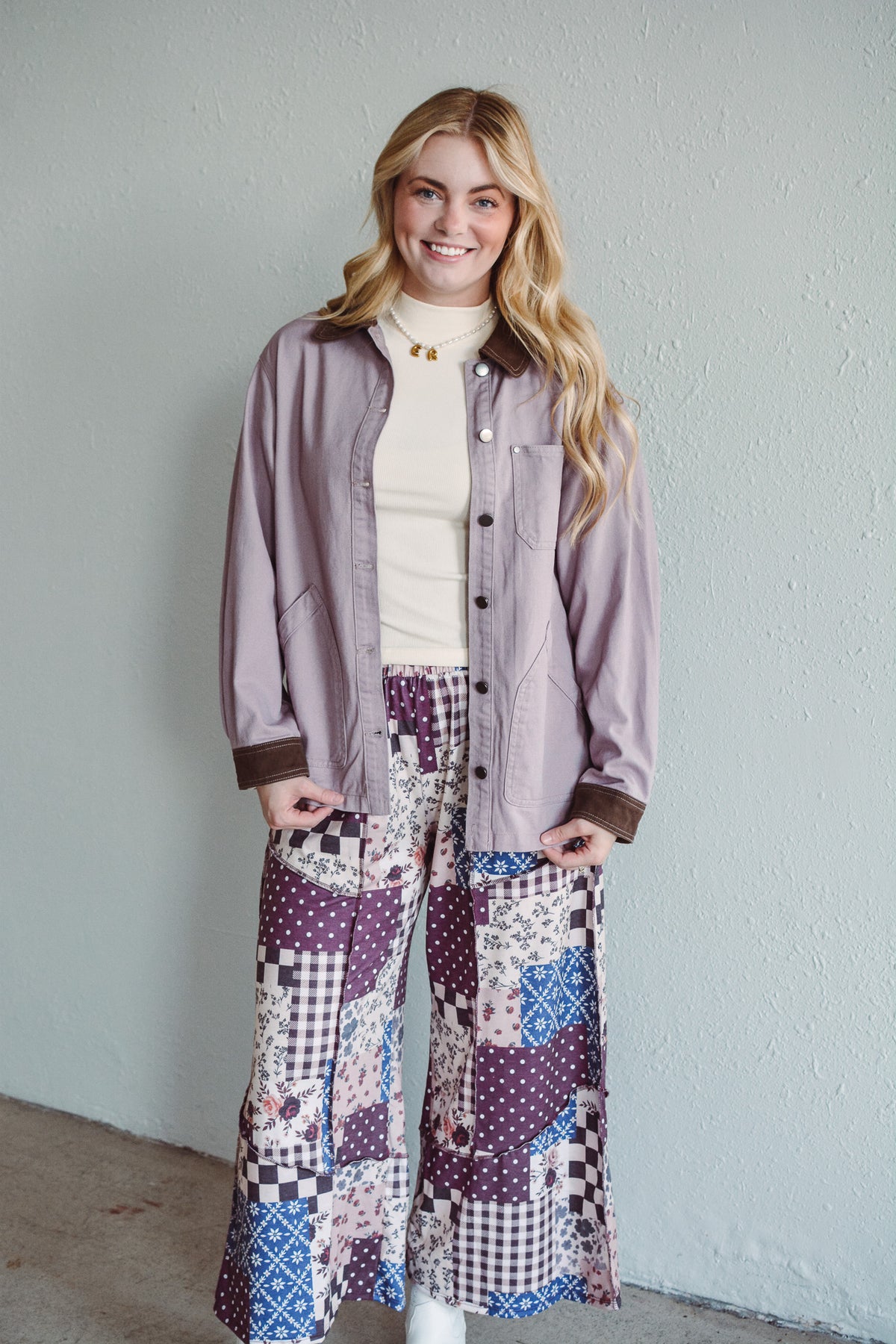 Izzy Lavender Jacket